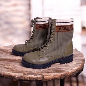 BCB Generation Women's Olive Green‎ Combat Boots Size 7.5